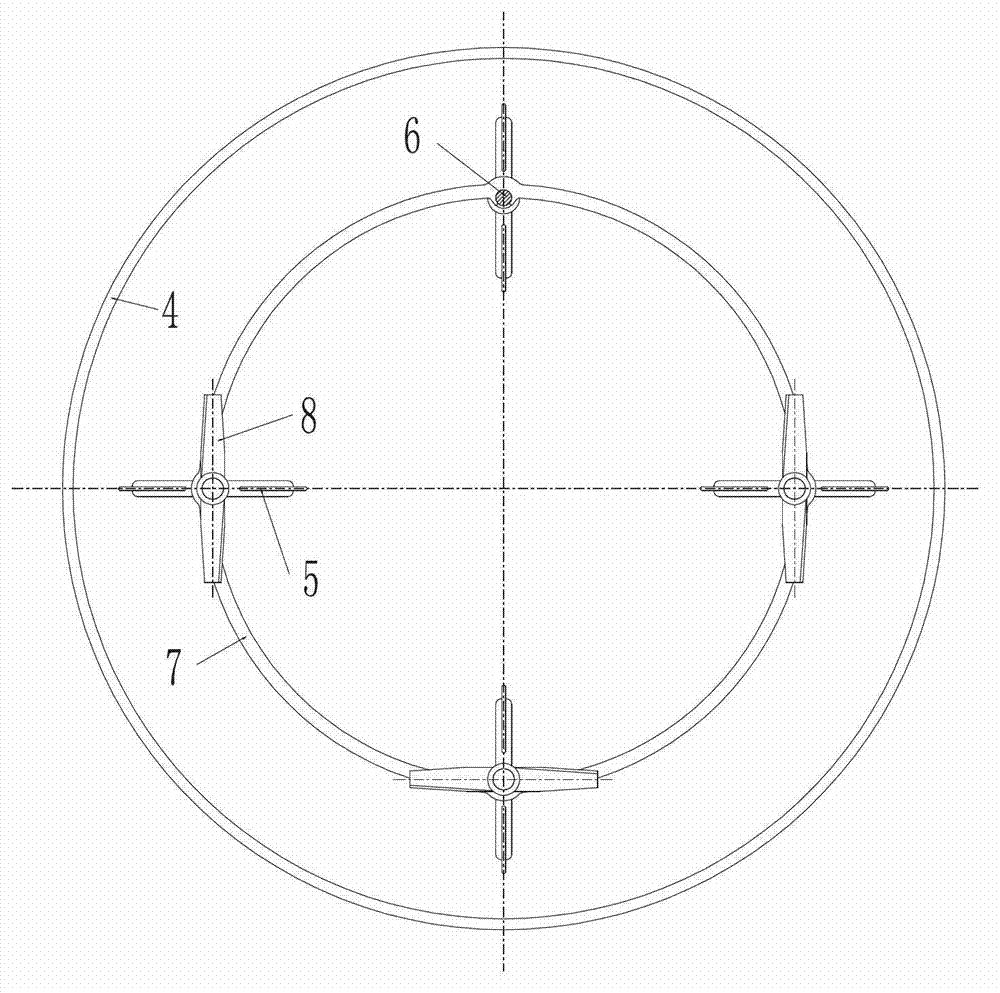 Planetary magnetic stirring device