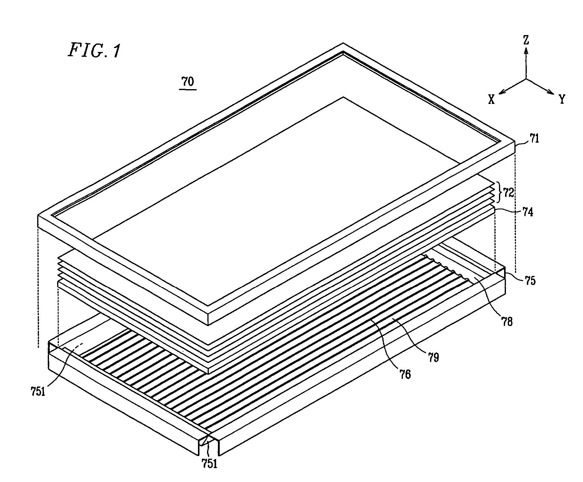 Backlight assembly with excellent light efficiency and display device having the same