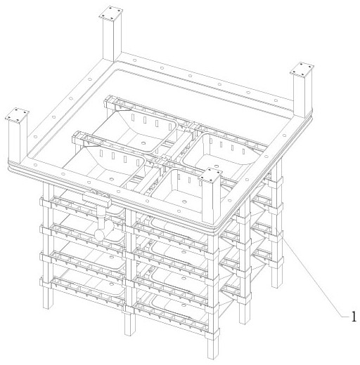 Crab apartment device with monitoring function