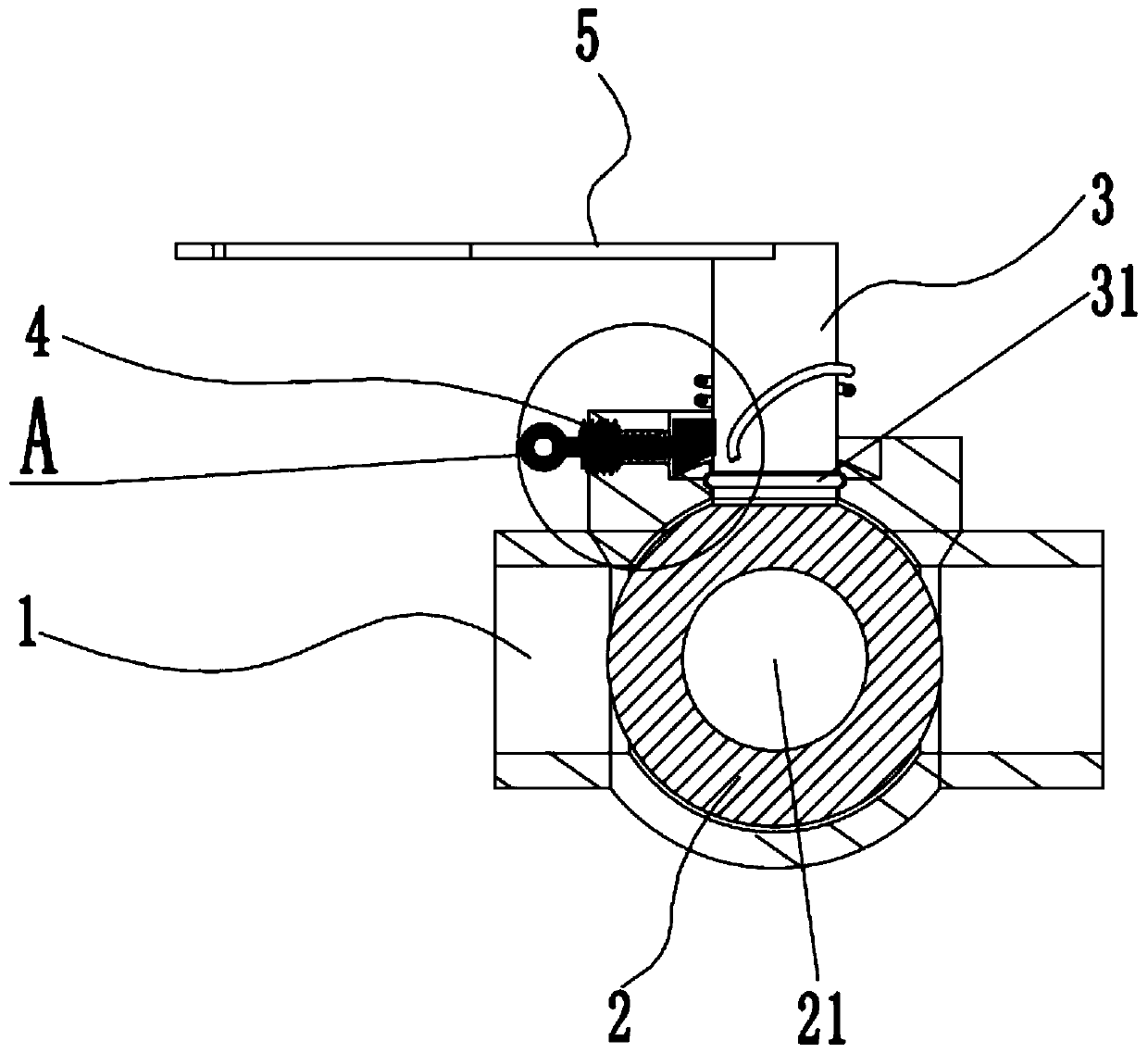 Oiling machine output pipe emergency cutting protection device and oiling machine