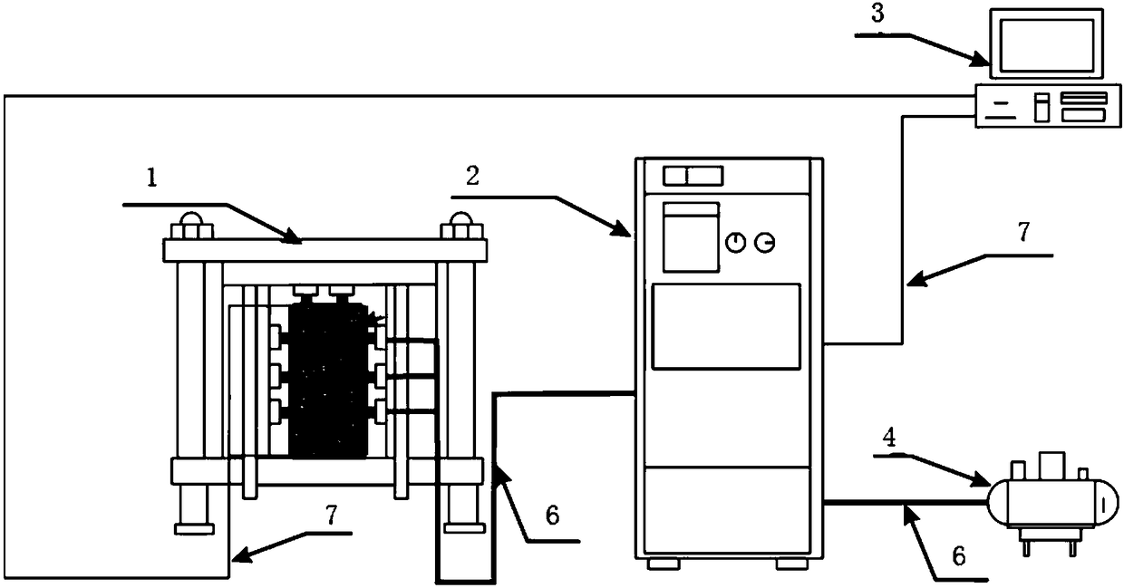 A method and system for testing thermophysical parameters of rocks under high temperature and high pressure