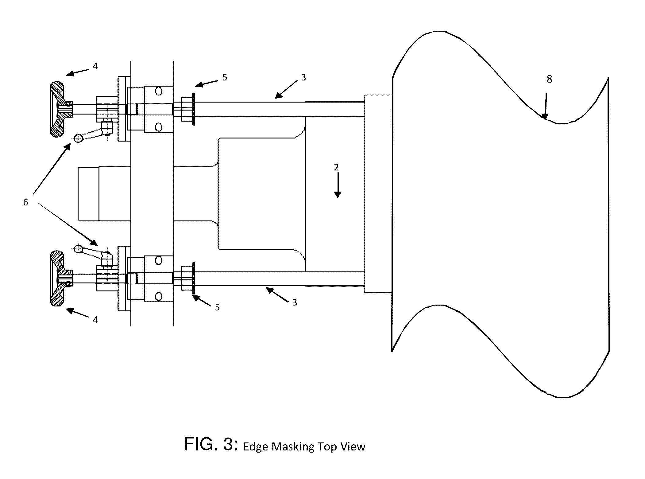 Gravure roll edge masking system for in-line film coating