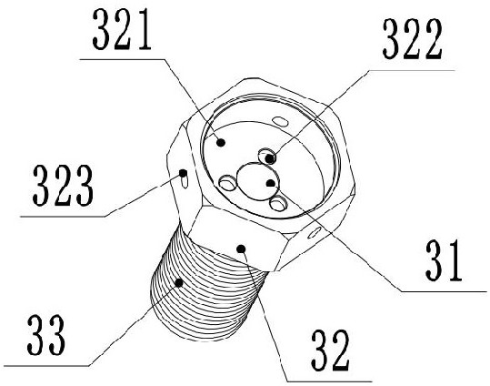 Split type locking bolt