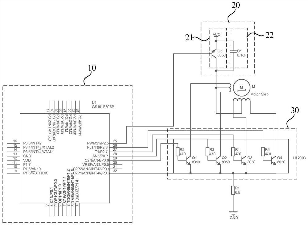 Detection circuit and detection method thereof, fan and readable storage medium