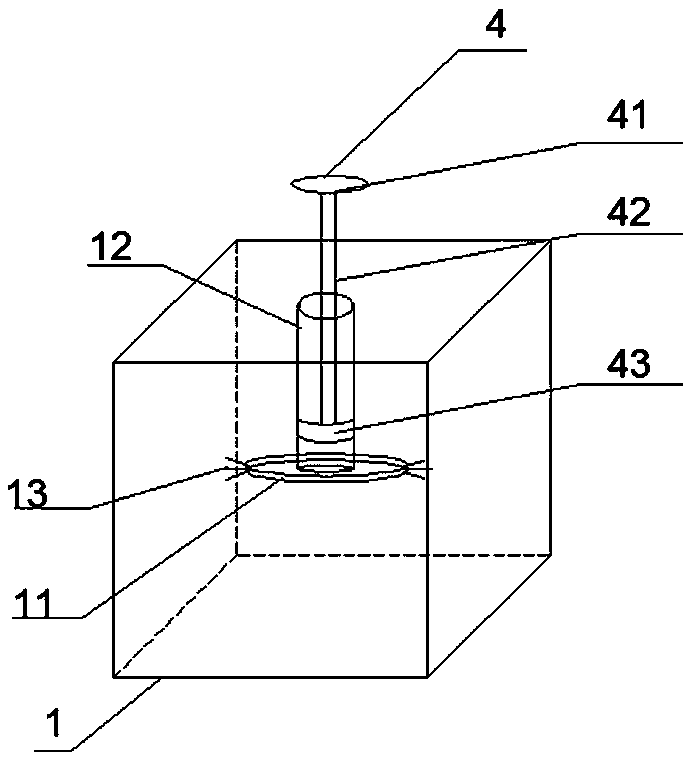 Visualization simulation experiment system and method for rock fracture response under impulsive hydrodynamic pressure