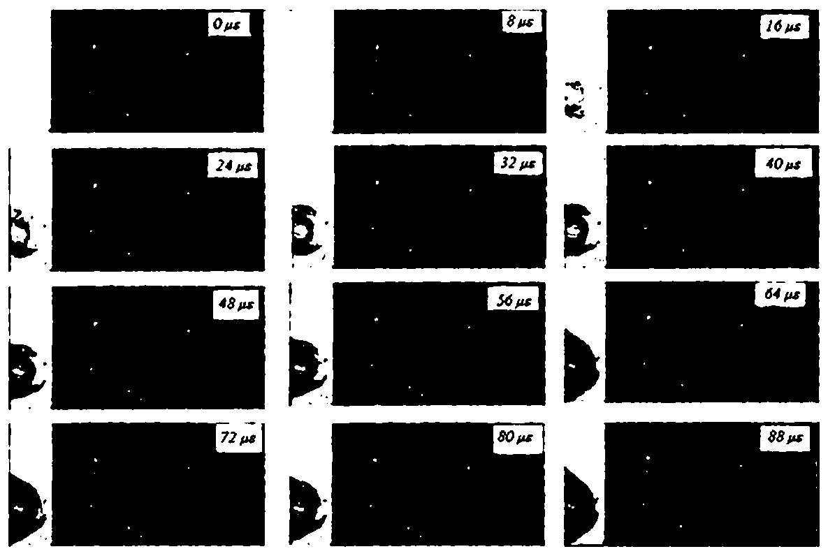 Visualization simulation experiment system and method for rock fracture response under impulsive hydrodynamic pressure