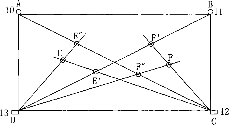 Multi-touch positioning method and multi-touch screen