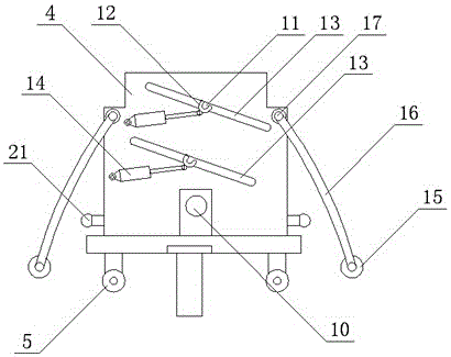 Multipurpose spreading machine with flattening and cloth-pressing functions