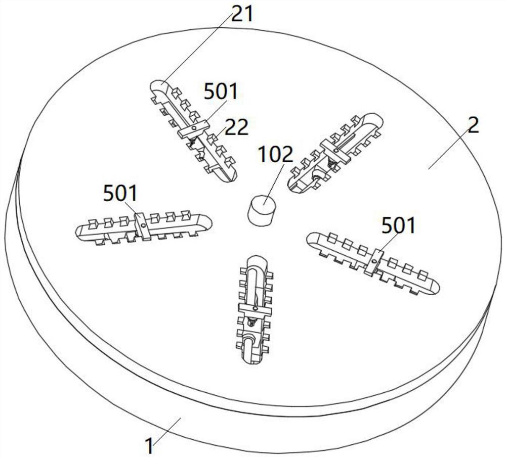 Tire dismounting device for automobile repair