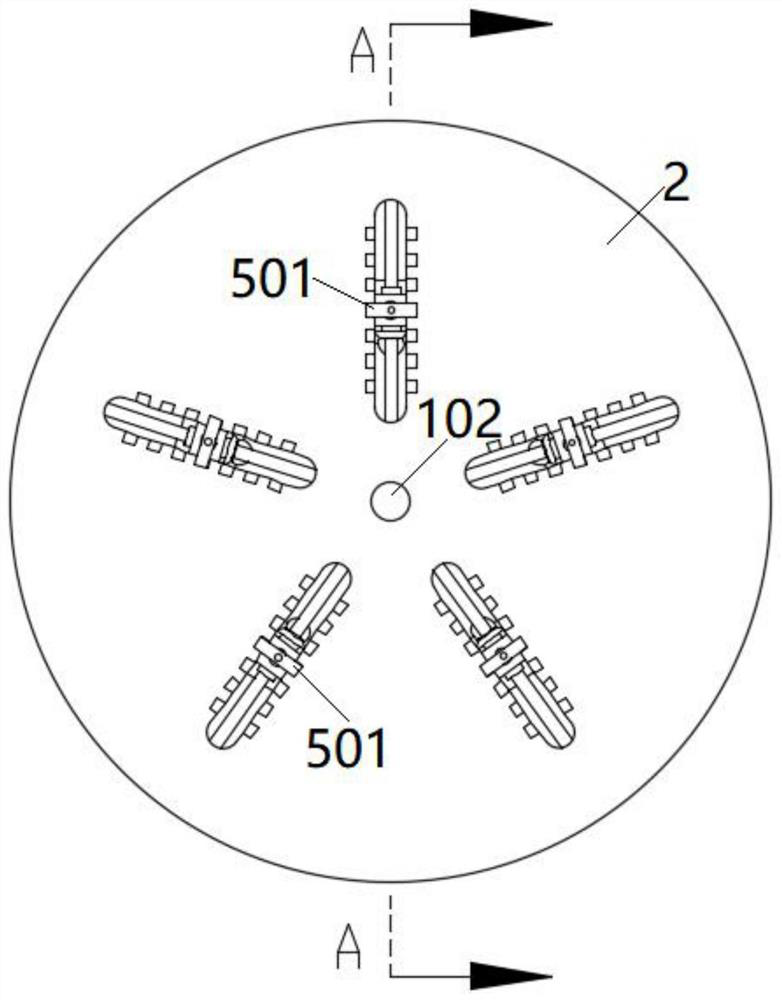 Tire dismounting device for automobile repair