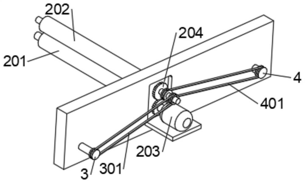 High-efficiency spraying device for plastic dipping of gauze element and using method of high-efficiency spraying device