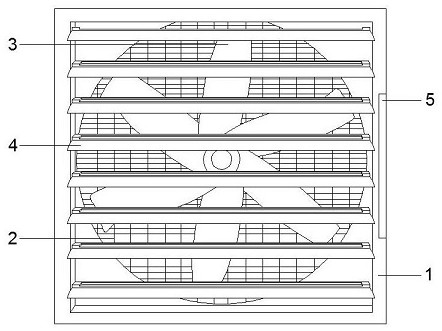 Exhaust fan with fan blades convenient to clean