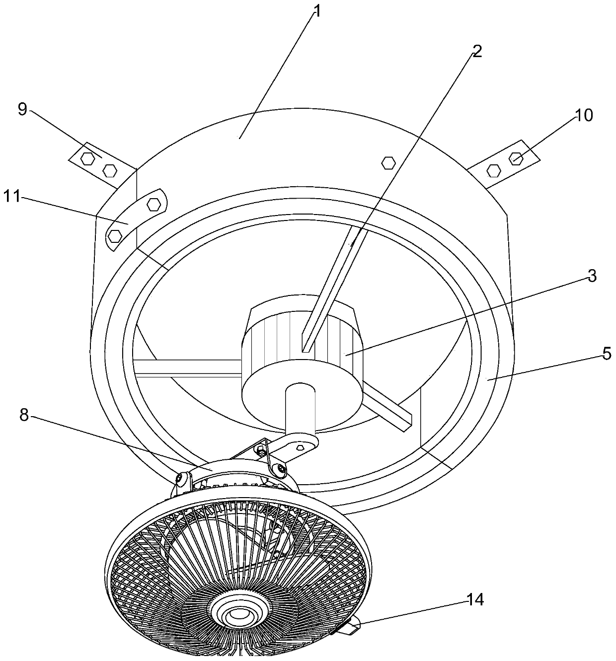 Multifunctional ceiling fan