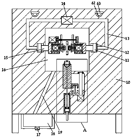 Gear manufacturing equipment with illuminating function