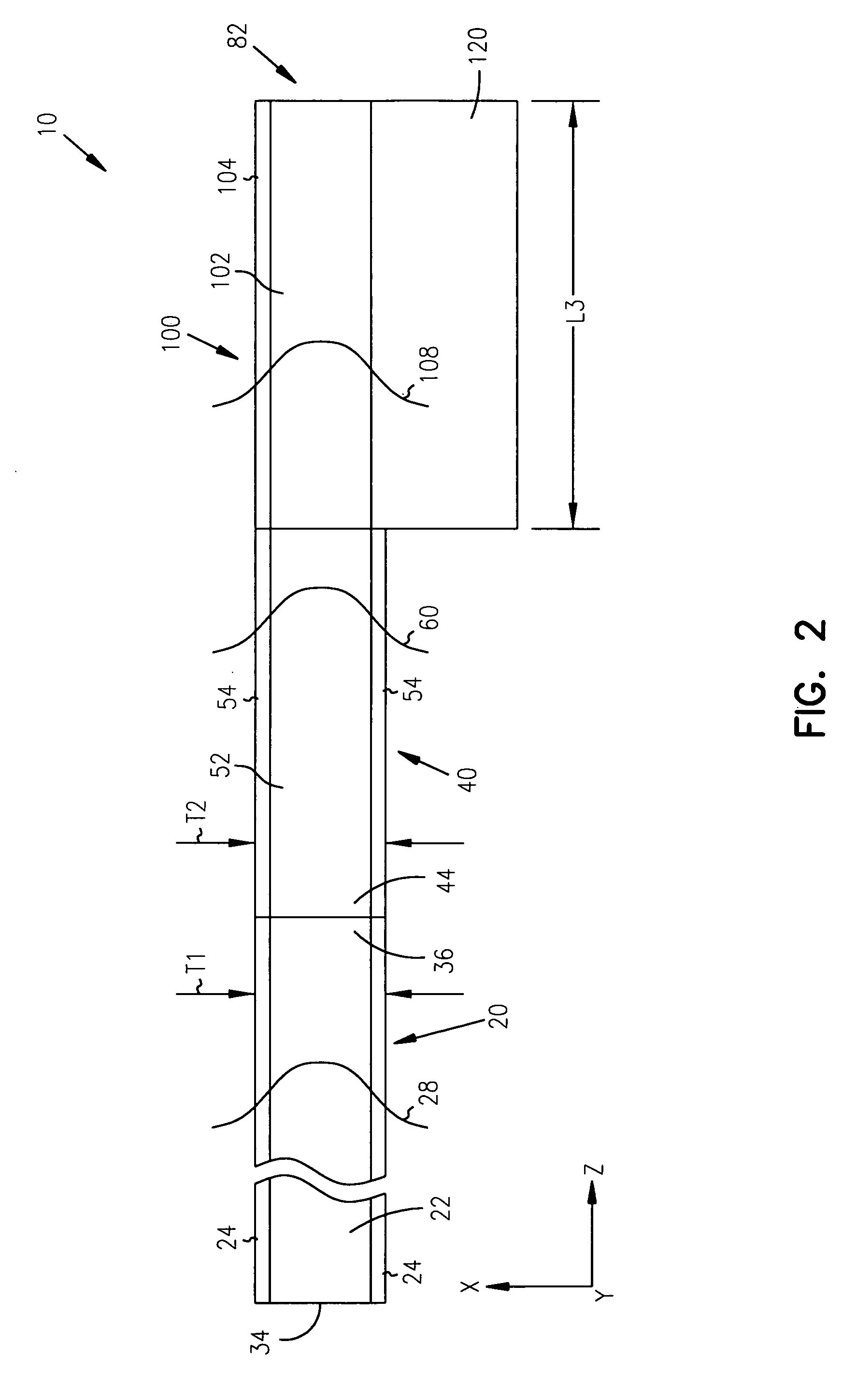 1 x N fanout waveguide photodetector