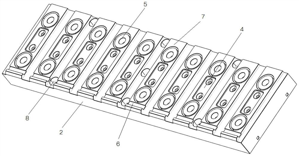 Glass slide separating device for glass stacking