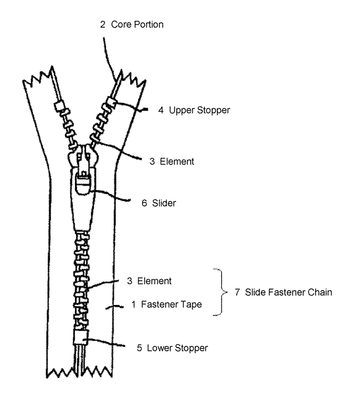 Metallic Fastener Member and Fastener Equipped with Same