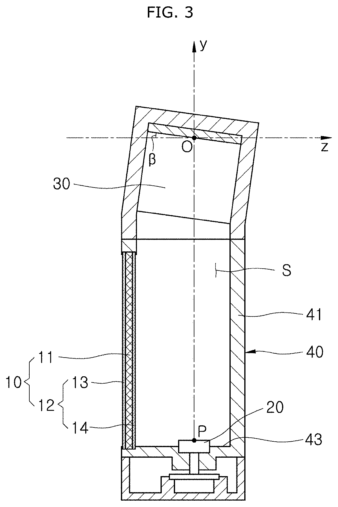 3D hologram image producing lamp for vehicle