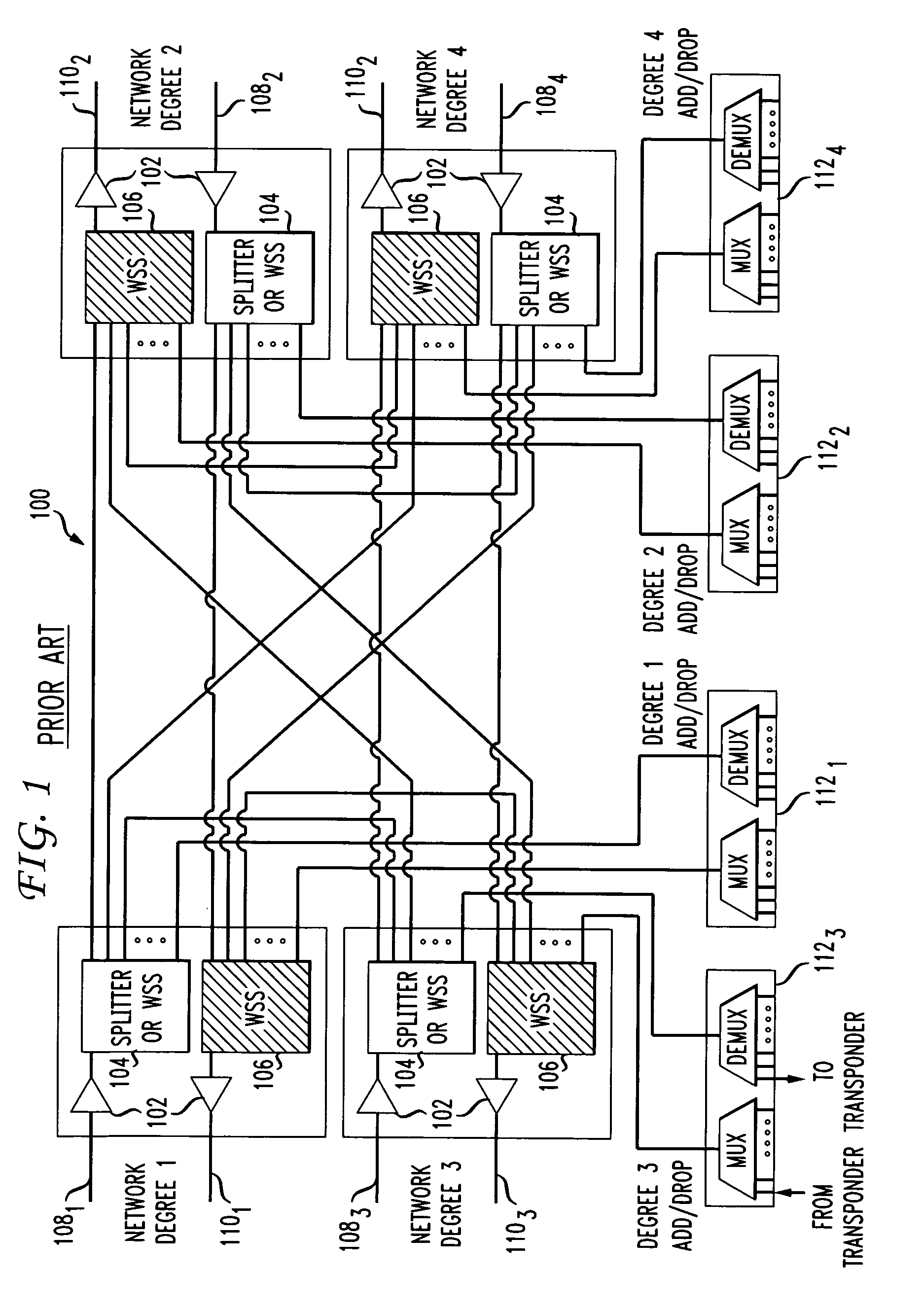 Dynamic wavelength service over a ROADM optical network