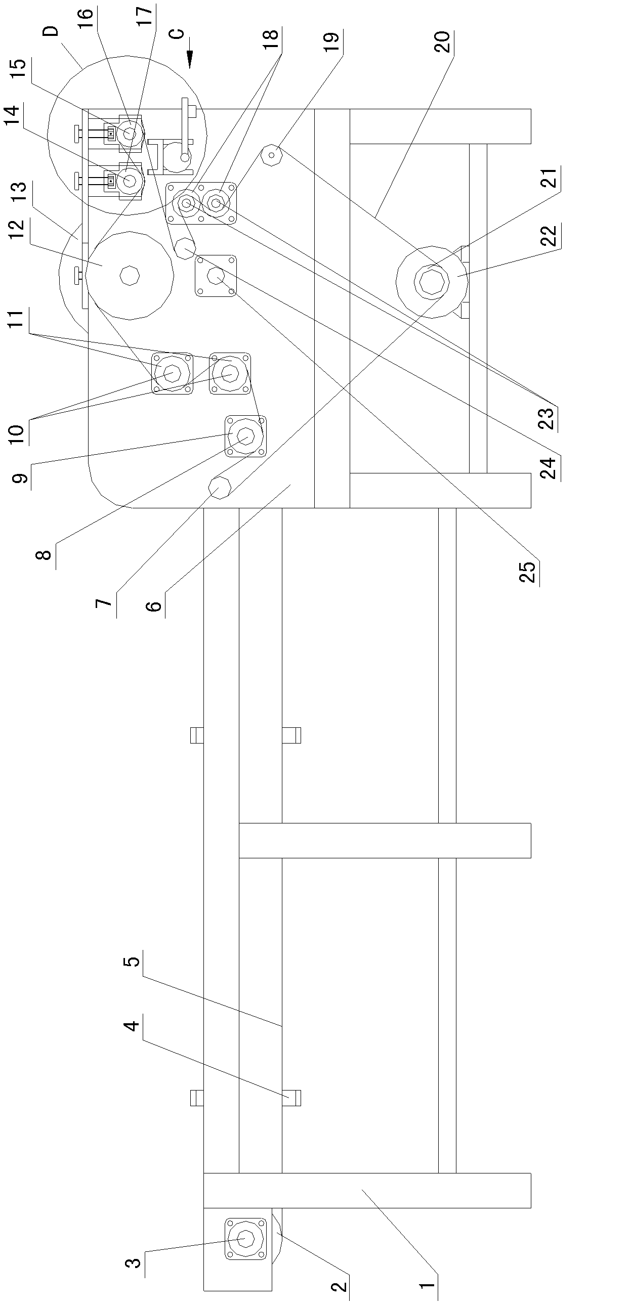 Semi-automatic window patching machine