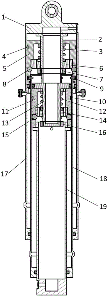 Locking device for multistage actuating cylinder