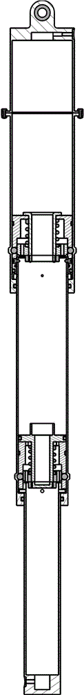 Locking device for multistage actuating cylinder