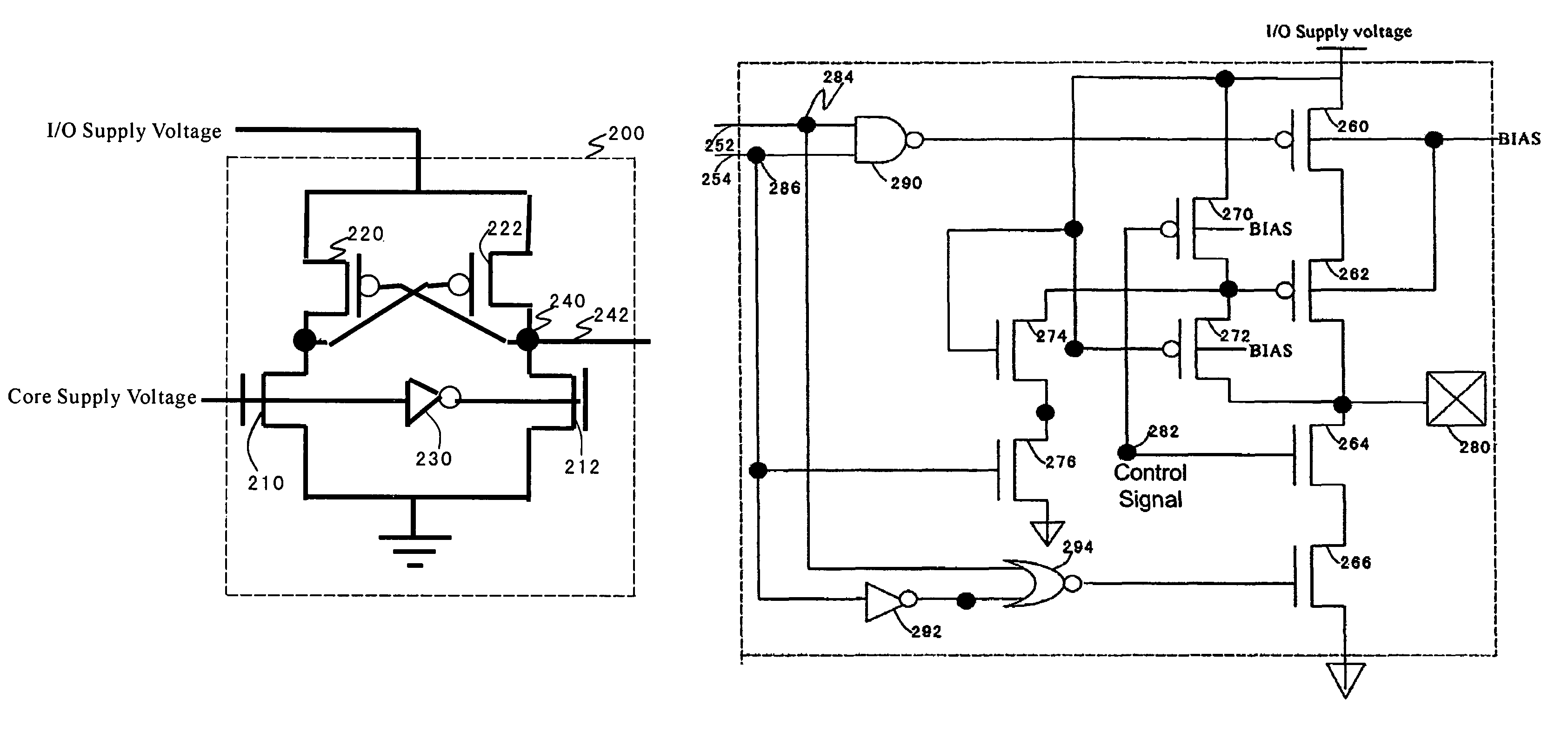 System and method for power-on control of input/output drivers