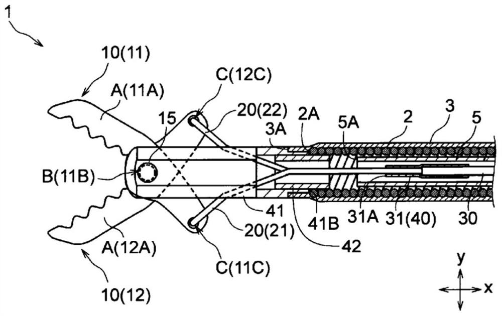 Forceps for endoscope