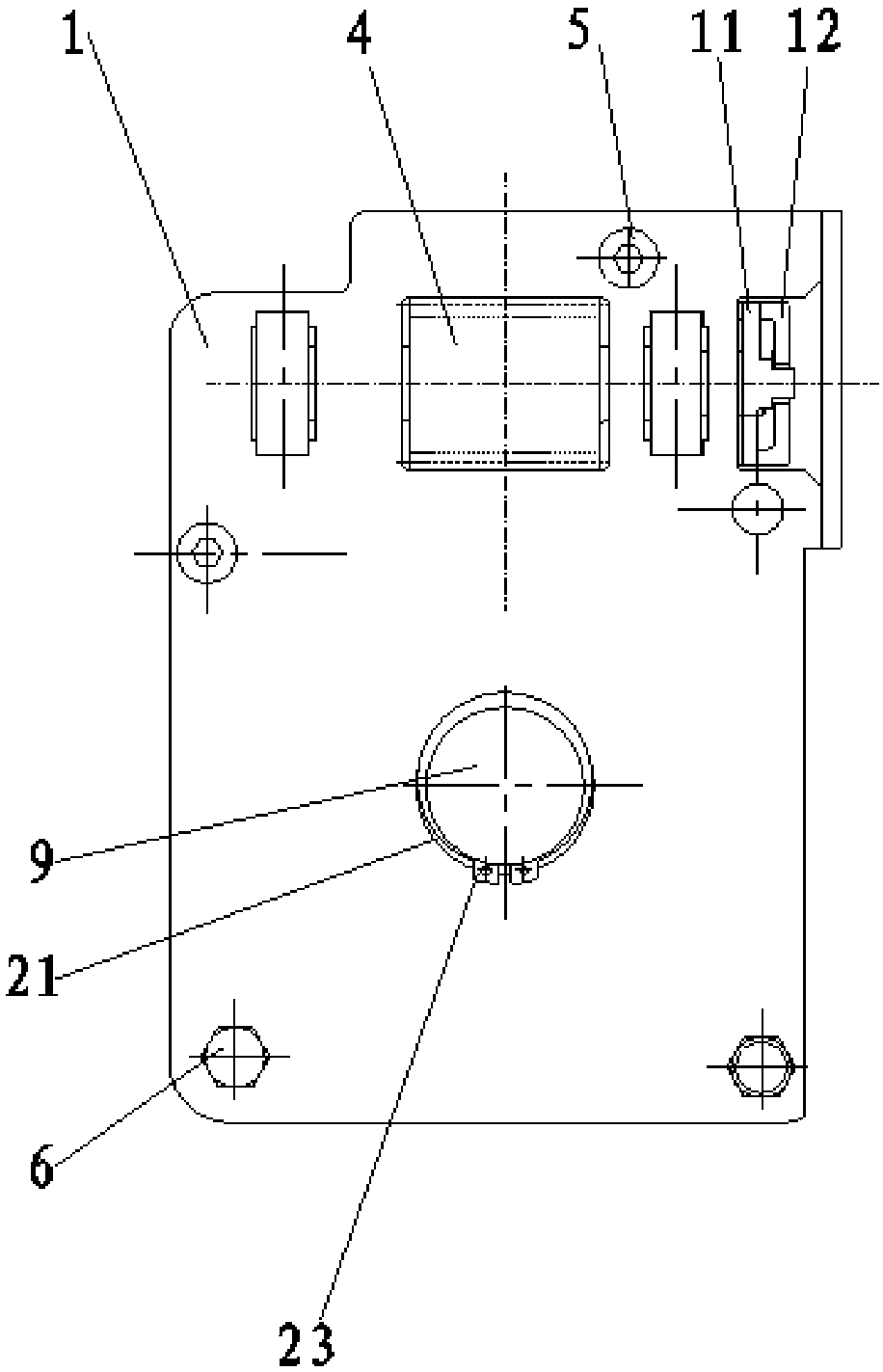 A worm gear reducer