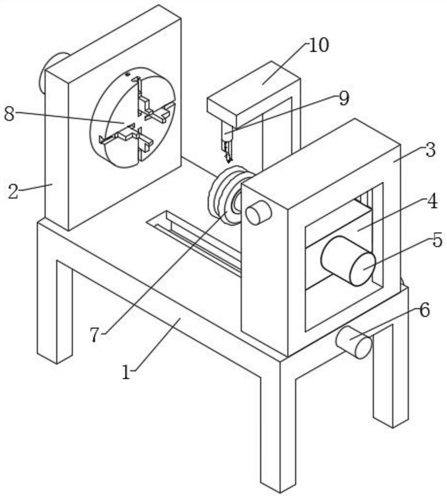 Bearing outer ring double-groove one-time grinding process and equipment