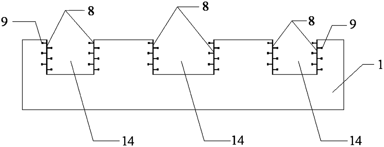 Multi-pier system high in durability and resistant to earthquake collapsing and construction method