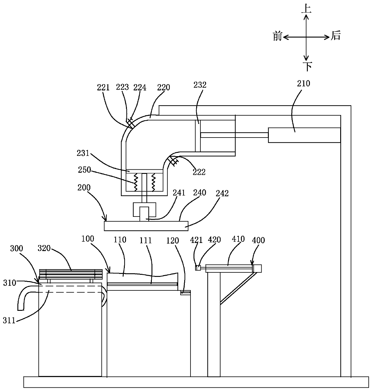 Shoe sole forming device