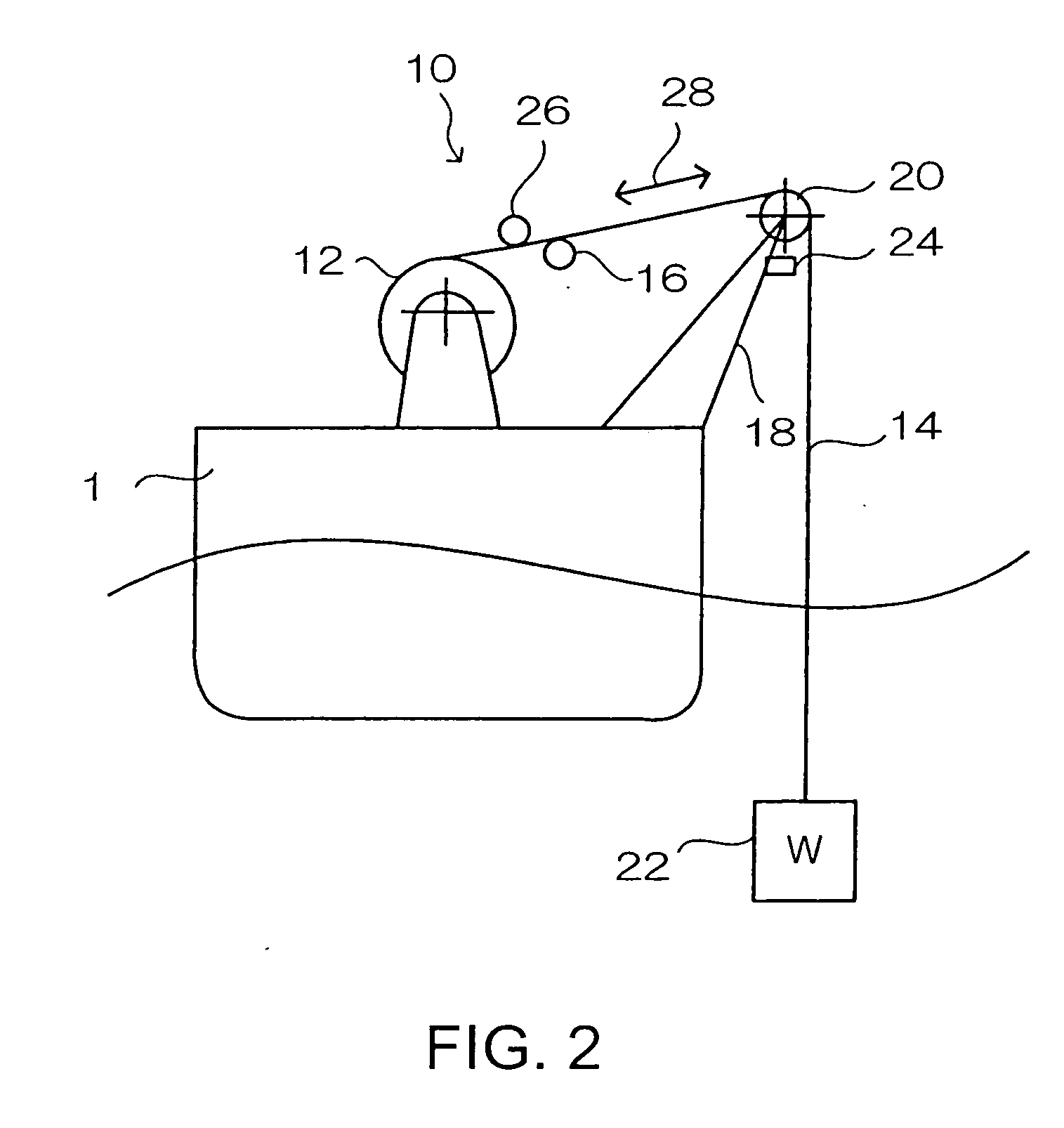 Hoisting device with vertical motion compensation function