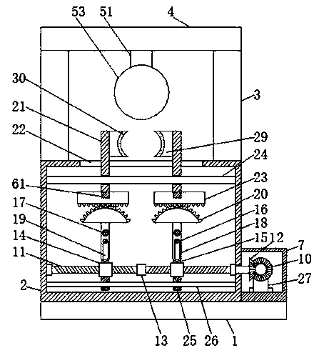 Cable processing cutting device capable of fixing workpiece conveniently