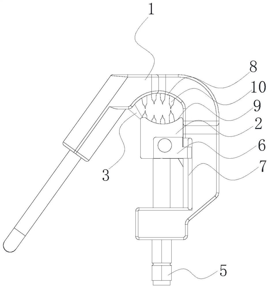 Distribution network non-power-failure bypass line preassembled type quick access device