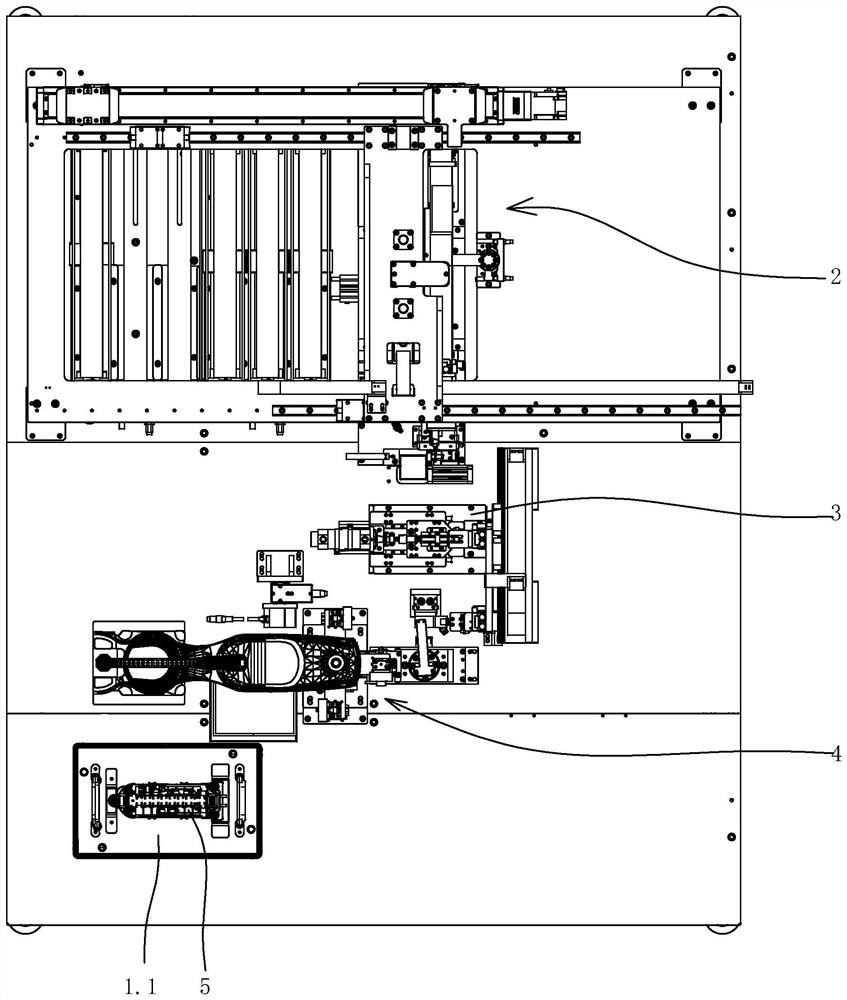 Automatic loading, unloading, shaping and installing integrated robot for IGBT chip