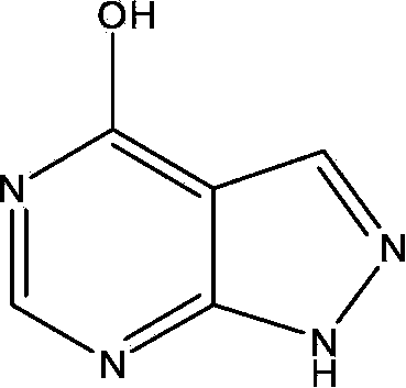 Allopurinol derivative and preparation method and application thereof