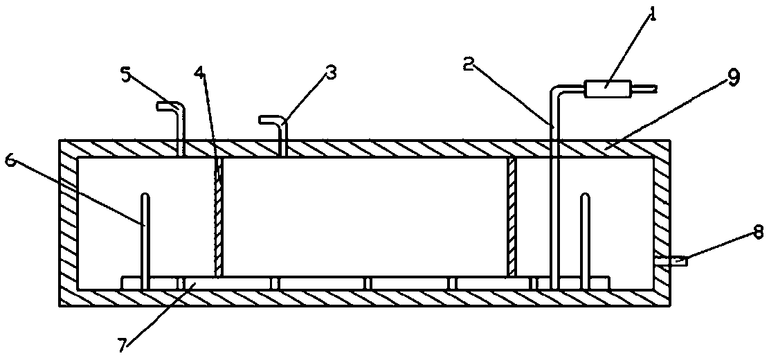 A device for desulfurization and hydrogen production by electrolysis of coal-water slurry