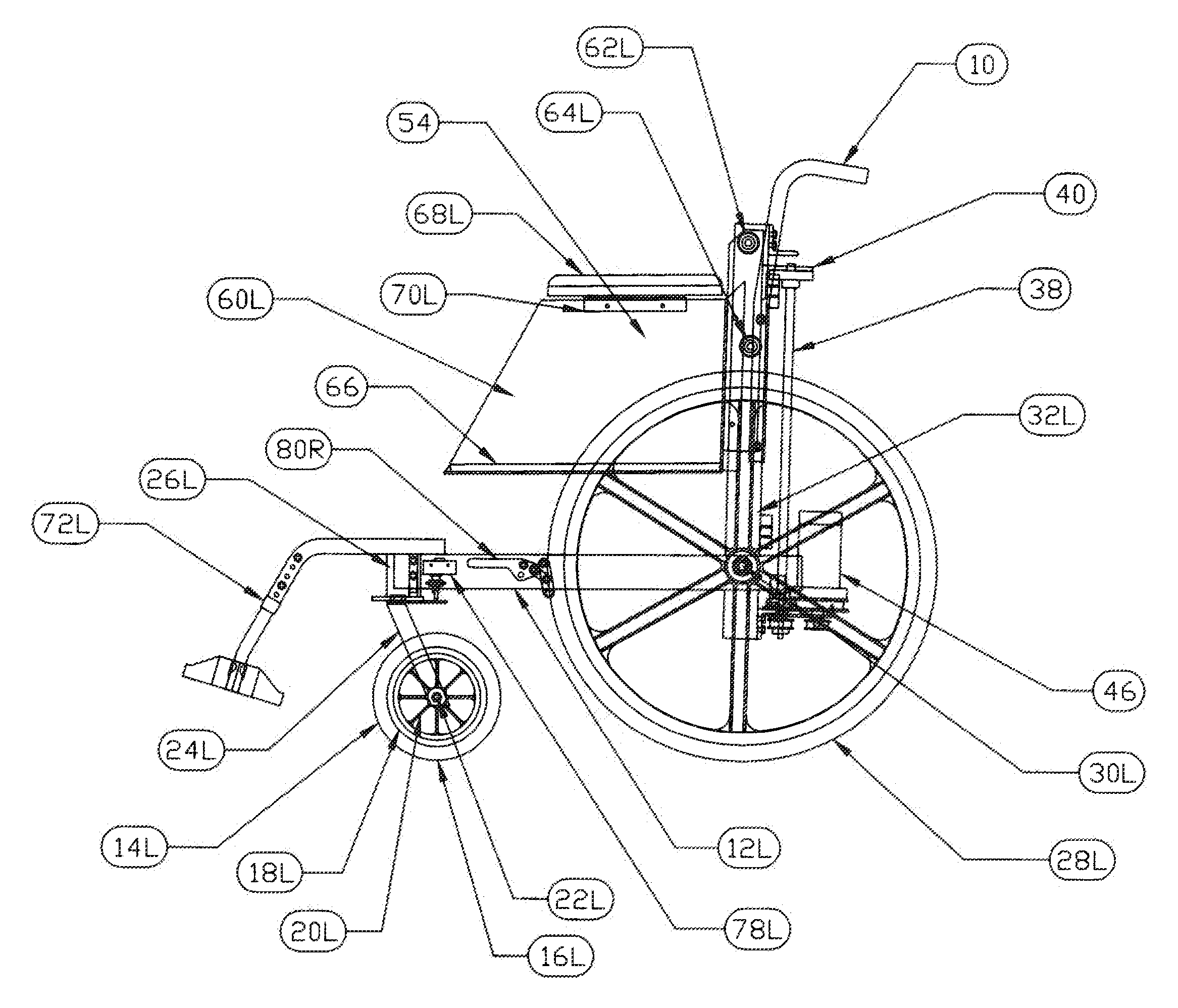 Wheelchair With Seat Lift Mechanism