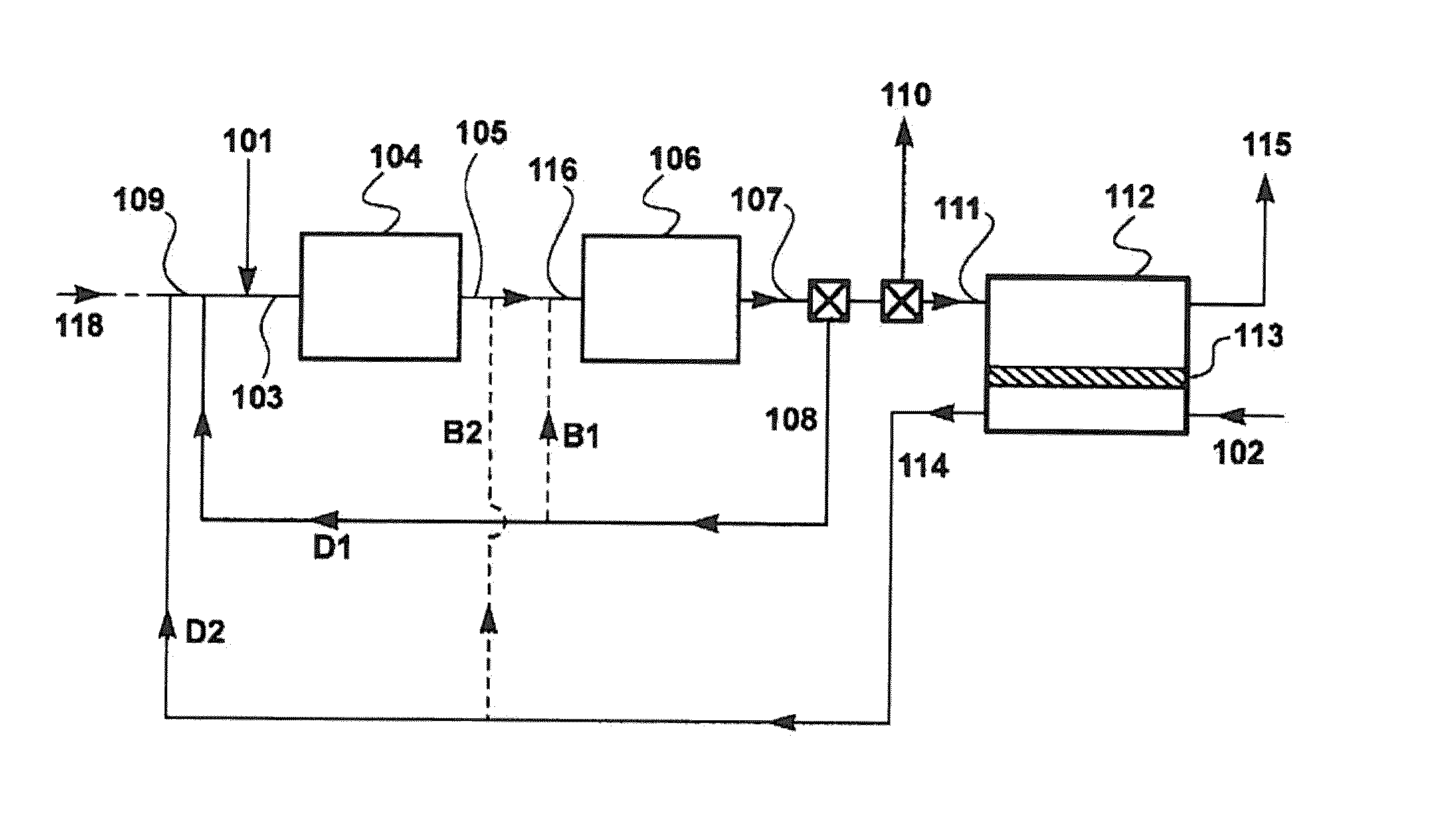 Membrane technology for use in a power generation process