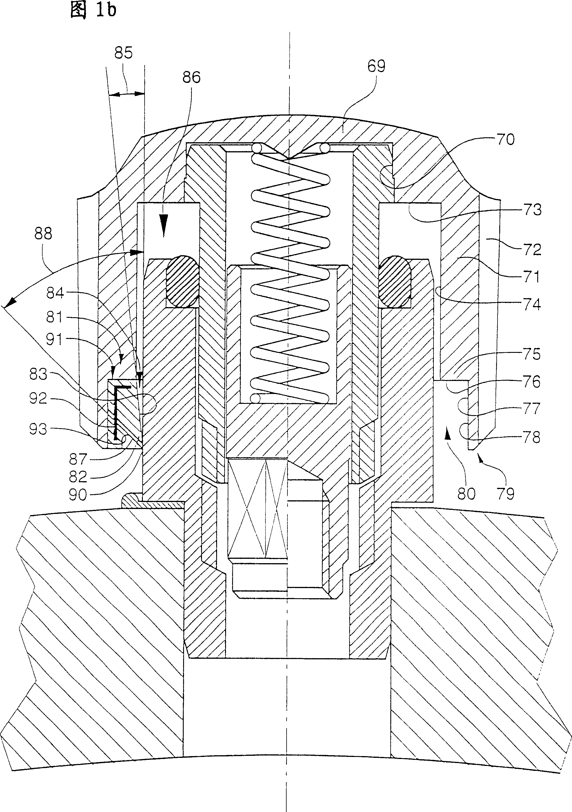 Operating means with seal, for timepiece