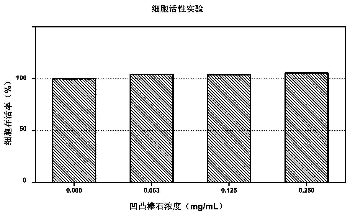 Application of natural attapulgite as natural nano mineral enzyme