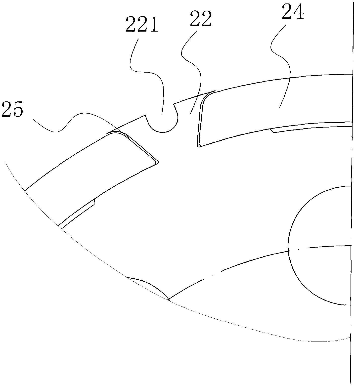 Motor rotor body