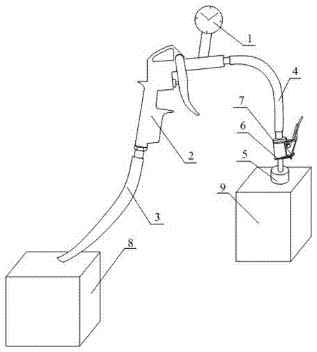 Air tightness detecting device and implementation method for same