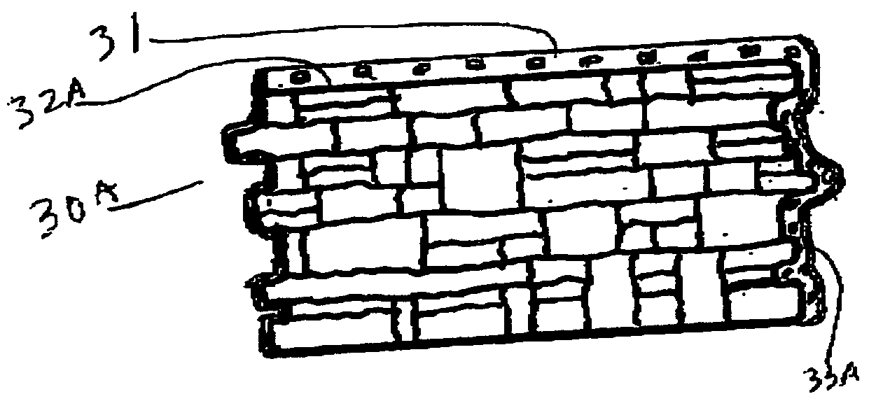 Method and apparatus for forming building panels and components which simulate man-made tiles and natural stones