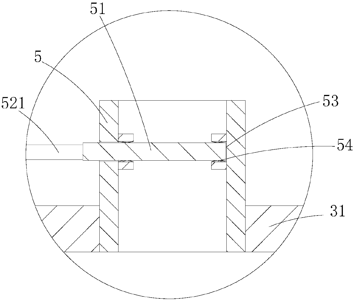 Equipment for mixing granular drug