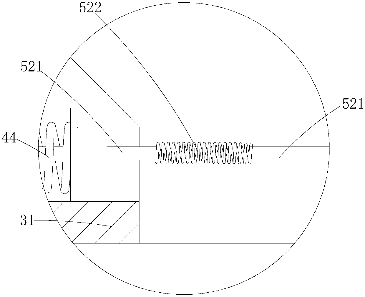 Equipment for mixing granular drug