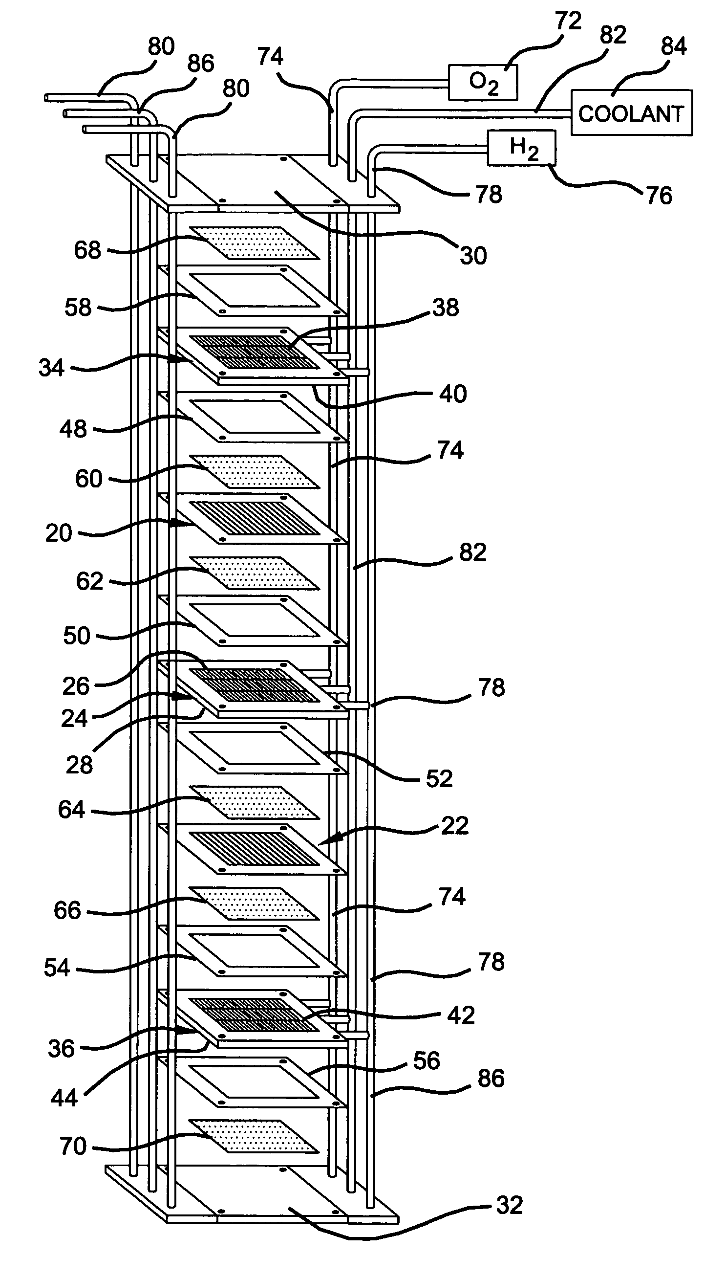 Laser welding of conductive coated metallic bipolar plates