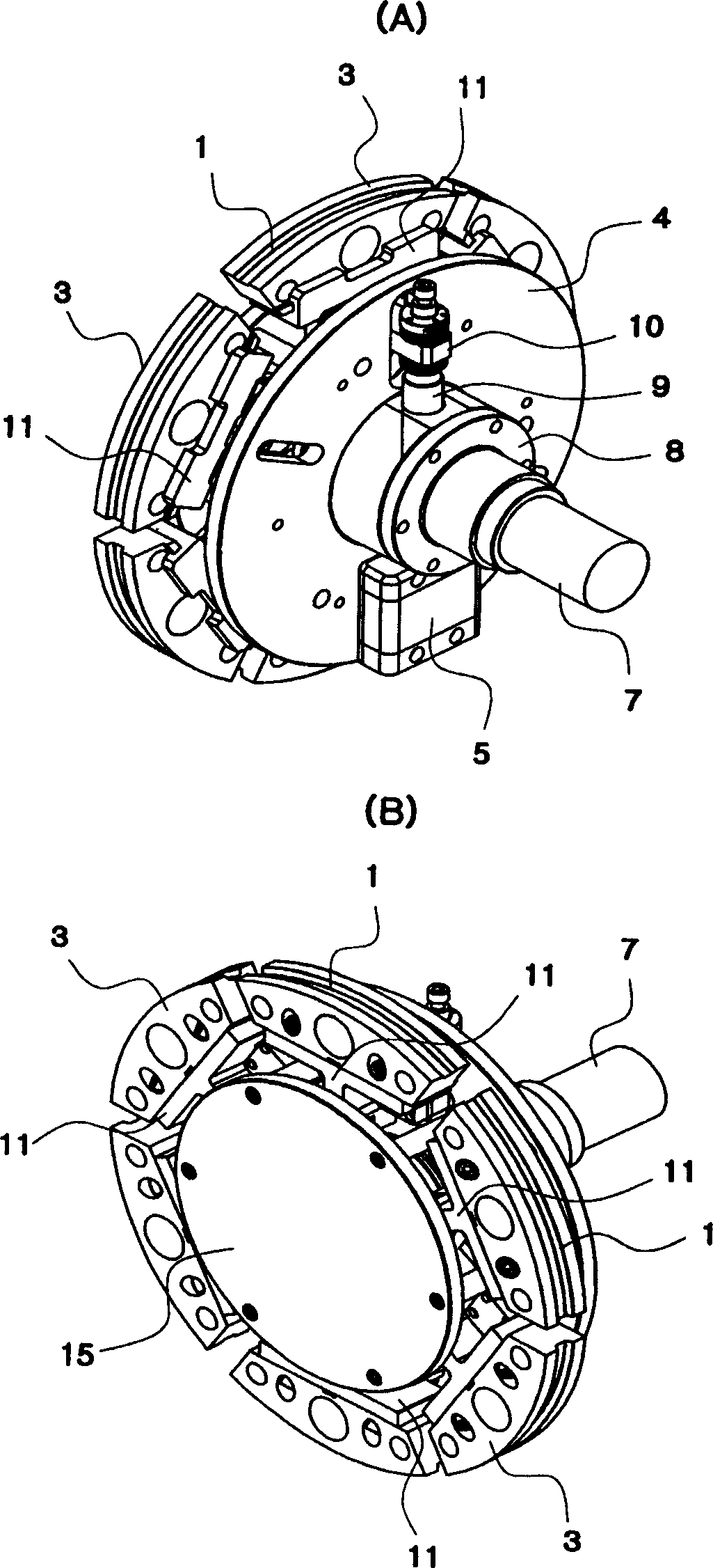 Separator for hexagon bare tyre ring of tyre ring