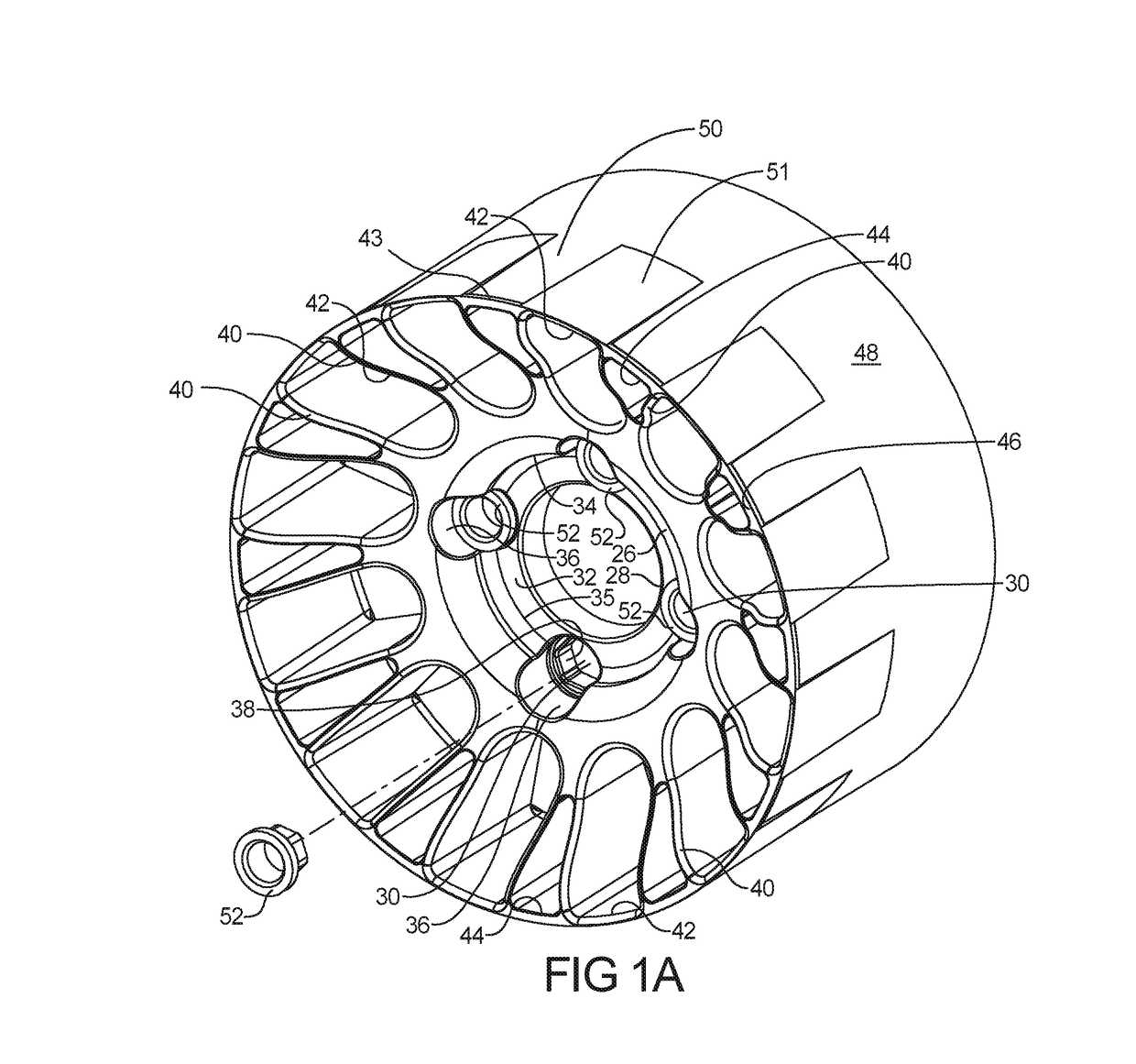 Thermoplastic wheel hub and non-pneumatic tire